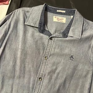 Size XL Slim fit Penguin button down